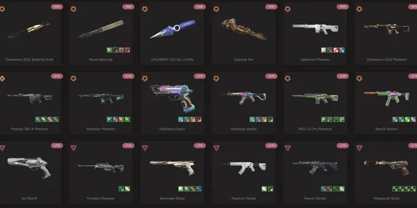 AP / SPECTRUM PHANTOM / GLITCHPOP VANDAL / BLASTX SPECTRE / FORSAKEN OPERATOR / CHAMPIONS 2022 PHANTOM AND KNIFE #VDP0039