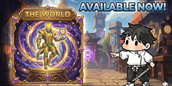 Gambar Product The World Set (Dio) + F Move + Pity Tittle