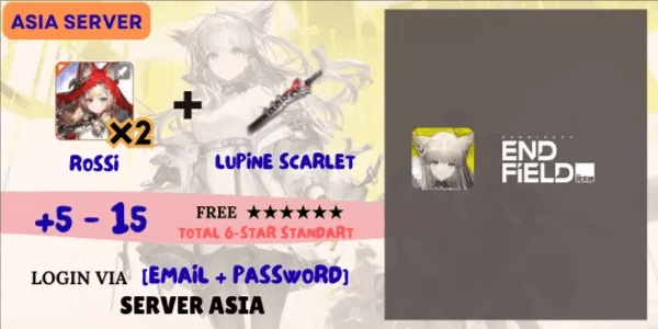 Arknights Endfield Limited Account - 8