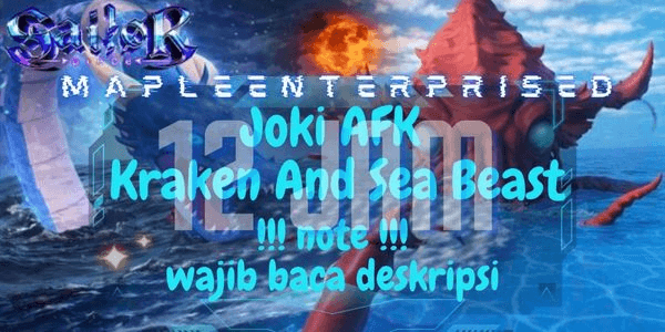 Gambar Product Joki AFK 12 Hours Kraken And Sea Beast World Sea 2 | Joki AFK | Sailor Piece
