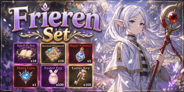 Gambar Product Frieren Set / Great Mage Set + F Skill + Pity Title