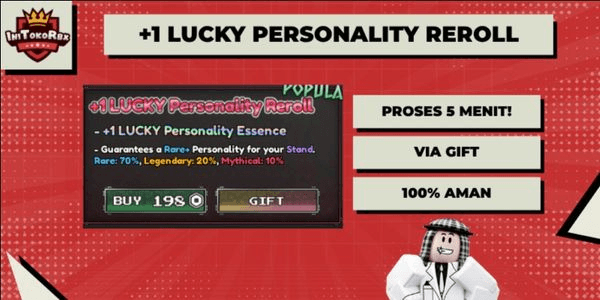 Gambar Product +1 Lucky Personality Reroll