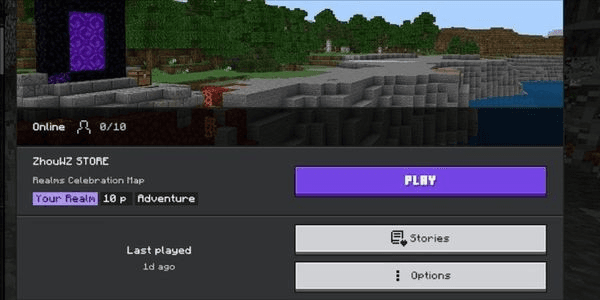 Gambar Product AKUN REALMS PLUS MINECRAFT BEDROCK