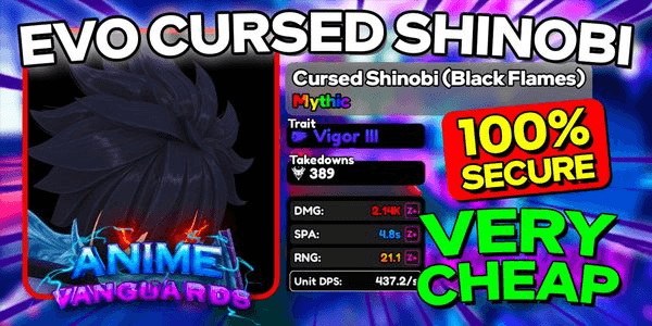 Gambar Product Cursed Shinobi (Black Flames)