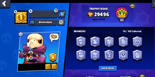 Gambar Product Brawl Stars High Trofi Spek Dewa