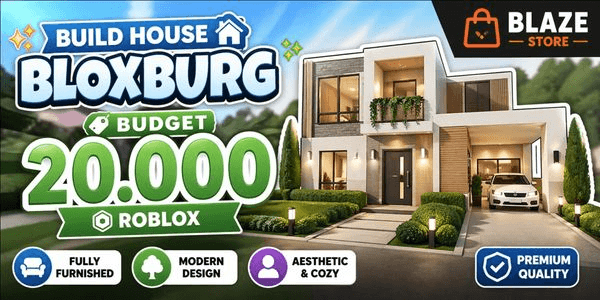 Gambar Product Build House Bloxburg Budget 20K Money