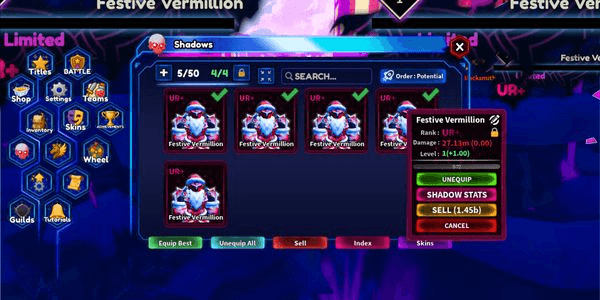 Gambar Product Akun Starter Arise Crossover [5 Festive Vermillion UR+]