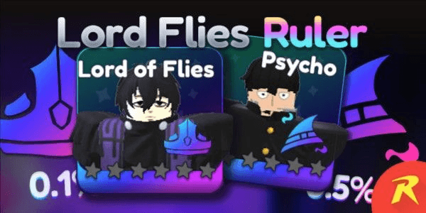 Gambar Product Starter Account Lv 10 (Lord Flies RULER + Psycho WIZARD) Universal Tower Defense