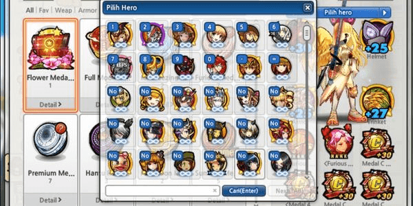 Gambar Product Akun Lost Saga Orign Hero Permanen Banyak Murah Meriah