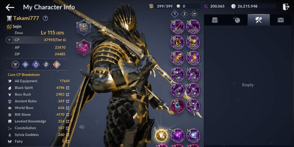 Gambar Product Akun Black Desert Mobile Murah Part. 04