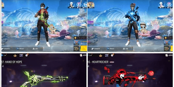 Gambar Product JUAL AKUN FREE FIRE SG LUMUT | FAMAS POCKER | AK INCU | UMP INCU | F JOKER | TAS KELINCI | EMOT RAMPAGE & LEVEL UP READY