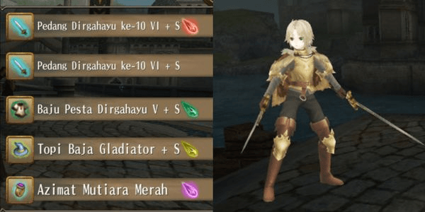 Gambar Product 1 SET OF DUAL SWORD (DS) EQUIPMENT