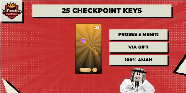 Gambar Product 25 Checkpoint Keys