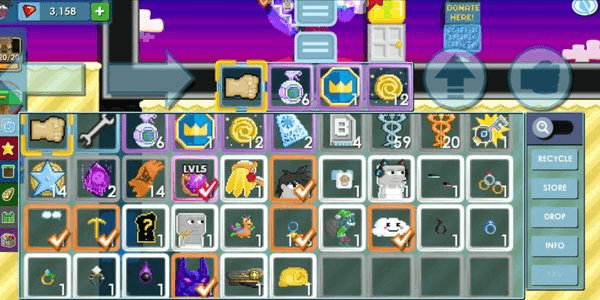 Gambar Product Dr title + Bluename/Lvl Max + Spirit Of Anubis + 600 Growtoken Items + Growpass + Ances Purple Lvl 5