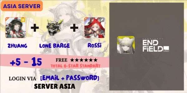 Gambar Product Akun Arknights Endfield Limited - 3