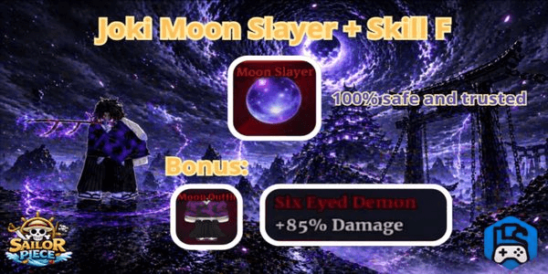 Gambar Product Joki Get Moon Slayer (Kokushibo) + Skill F