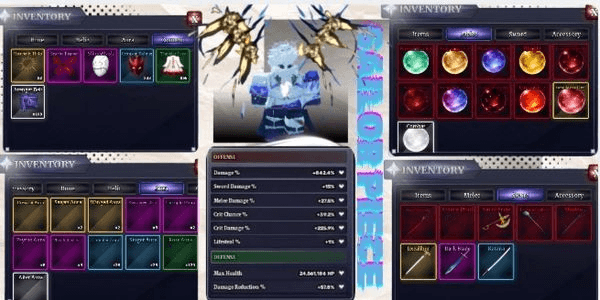 Gambar Product MAX LEVEL + ALL MELLE (SEA1) + ALL SWORD (SEA 1) + 900% DAMAGE (10B DPS) + LEGENDARY AURA + LEGENDARY ACCESSORIES + SECRET RUNE + AVA ROBUX PARAH