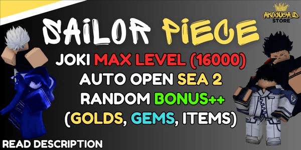 Gambar Product Joki Sailor Piece - MAX Level Joki Package + Random Bonus