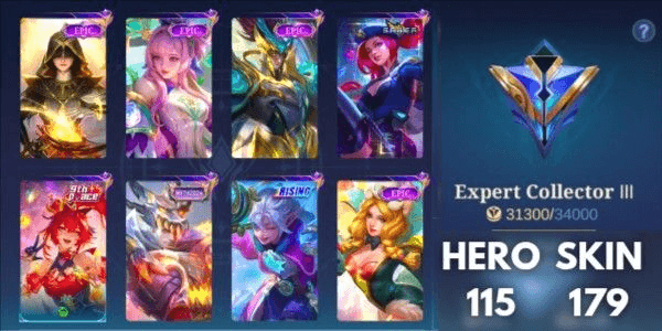 Gambar Product AKUN MOBILE LEGEND KOLEKTOR AHLI MURAH