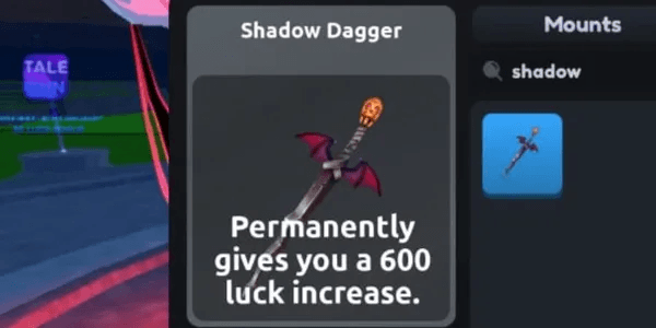 Mount RNG | Shadow Dagger