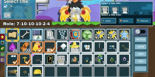 Gambar Product ACCOUNT DR TITLE + ANIME HAIR + GPICK + ROLE MAX