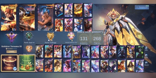 Gambar Product AKUN ML GG (SESUAI FOTO +DESKRIPSI)