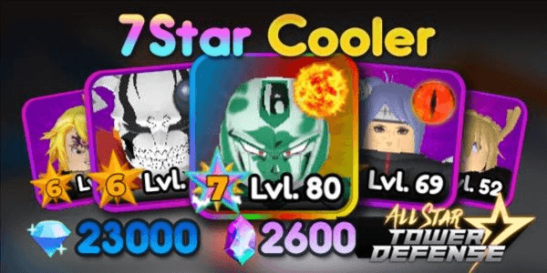 Gambar Product Account ASTD 7 Star Cooler (+ 15x unit 6 Star) All Star Tower Defense