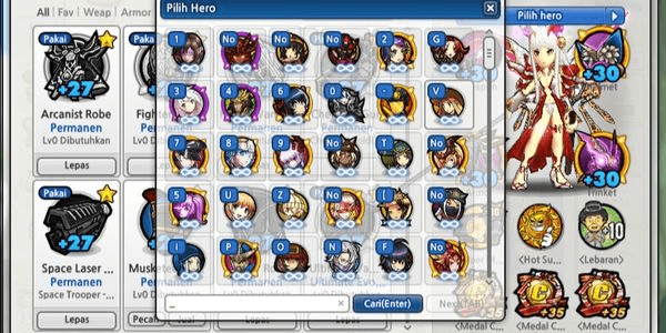 Gambar Product Akun Lost Saga Orign Valofe #SULTAN Murmer Herper Ramai