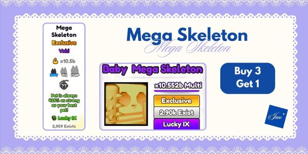 Gambar Product Mega Skeleton (Buy 3 Get 1)