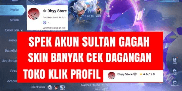 Gambar Product CHEAP ACCOUNT WITH ABUNDANT SKINS READY FOR RANKED