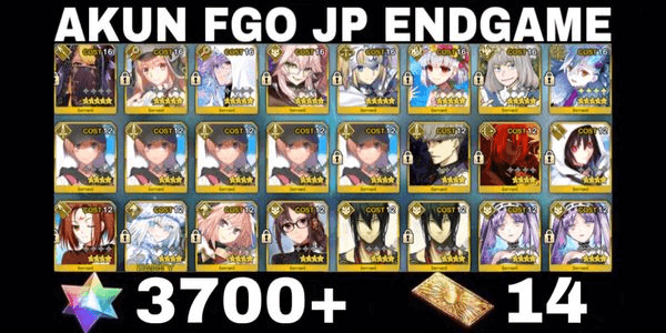 Gambar Product Akun FGO JP 3300 SQ+Olga Marie+Quad Support+SSR