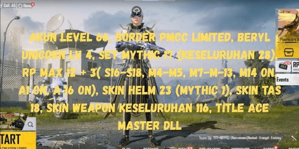 Gambar Product BORDER PMCC LIMITED + BERYL UNICORN LEVEL 4 | SUPER CHEAP