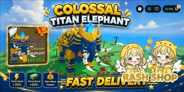 Gambar Product Colossal Titan Elephant - Catch And Tame!
