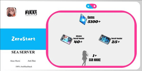 Gambar Product Sweets Play ZeroStart Goddess Of Victory: Nikke - Reroll Account