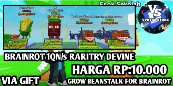 Gambar Product BRAINROT 1QN/s RARITRY DEVINE