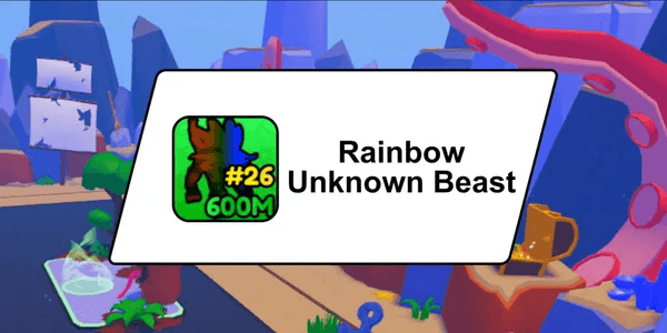 Rainbow Unknown Beast - Pickaxe Simulator