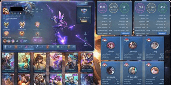 Gambar Product Ex Immortal Account 121 + WR Rank Good