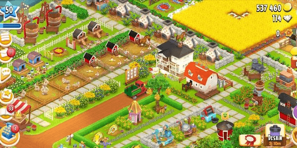 Gambar Product Farm Hay Day Level 51 Barn 3000 Silo 800 Full Dekorasi
