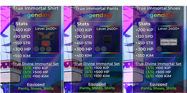 True Immortal Set (Best Set)