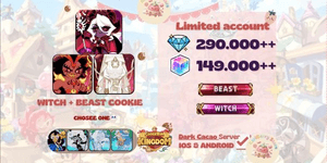 CRK Account [ Dark Enchantress + Beast ] Cookie + Crystal + Rainbow Cube