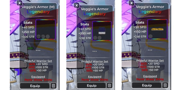 Gambar Product Veggie Armor Set
