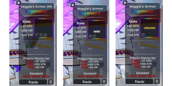 Veggie Armor Set