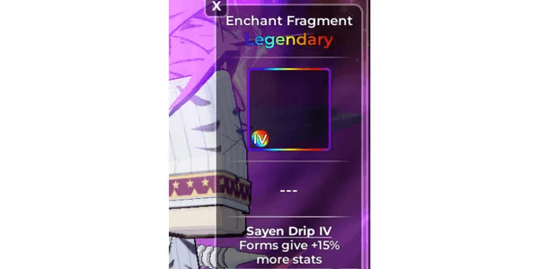 Saiyan Drip tier IV