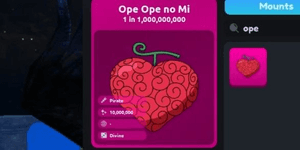 Mount RNG | Ope Ope No Mi (LAW ONE PIECE)