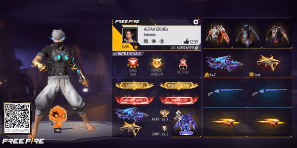 Gambar Product AKUN FREEFIRE GG MURAH SRV INDONESIA DESKRIPSI LENGKAPNYA