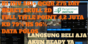B1 VERY SULTAN QCQR 83 DAY FT POINT 4JT DUAL 68 DAY+T77 13D+PANAH 11D+BOM 40D+MEDKIT 40 DAY+CHAR HP120 73 DAY+HV 54 DAY+MEGA HP 26D+DUAL BOM 35D