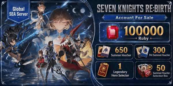 Gambar Product Seven Knights Rebirth Ruby Account First Edition