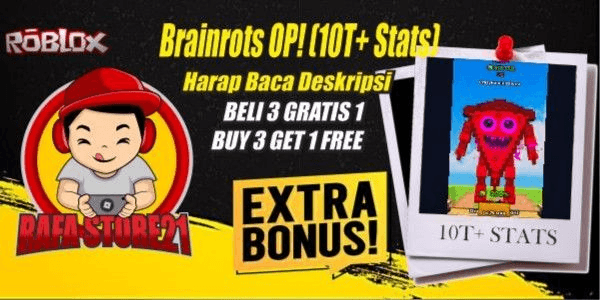 Gambar Product Brainrots OP! | Kick A Lucky Block