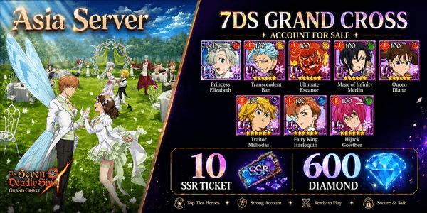 Gambar Product Akun Timbunan Diamond 7DS Gold Edition