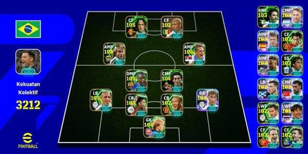 Gambar Product Cheap Account - 3212 power Epic Franco Totti (105) Epic Paul Nedved (106) Epic Roberto Carlos (106) Epic Yaya Toure (105)